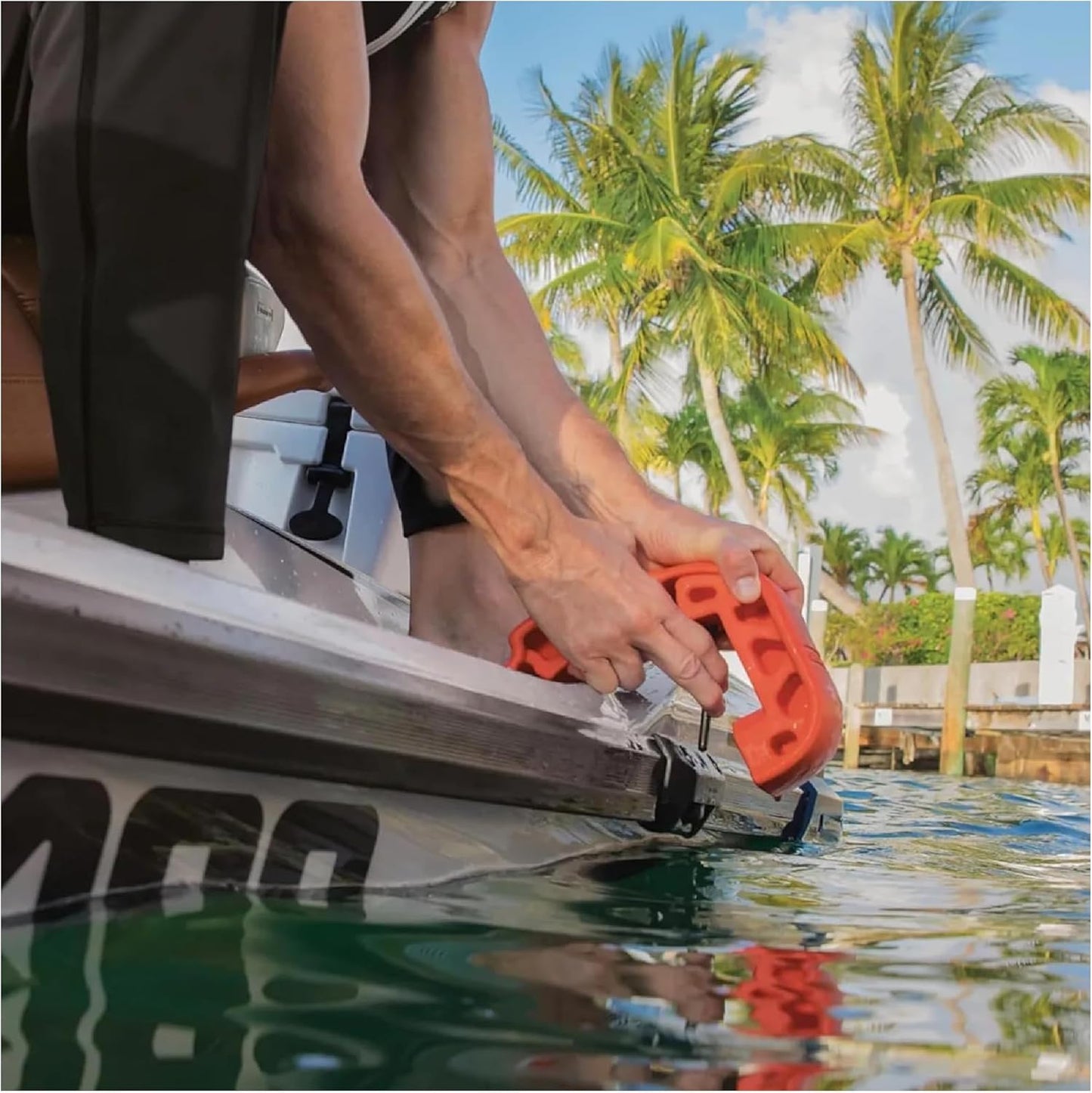 OEM BRP Sea-Doo Spark Snap-In High Visibility Red Fenders 295100418 by Sea-Doo