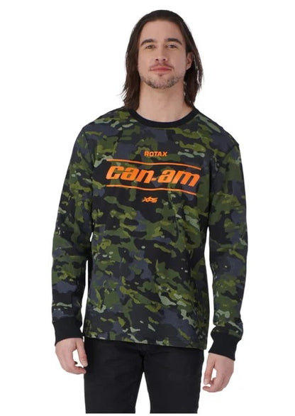 Can-Am Langarmshirt aus Waffelstrick 4547910937