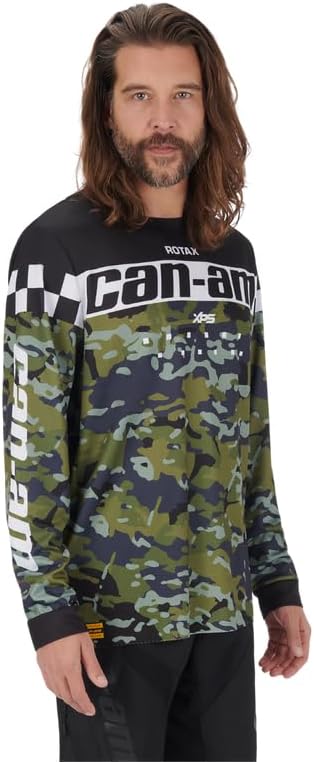 Can-Am Emblem Sportshirt für Motocross Protektoren  Regular, Regular, Camouflage grün 4547651237-1437