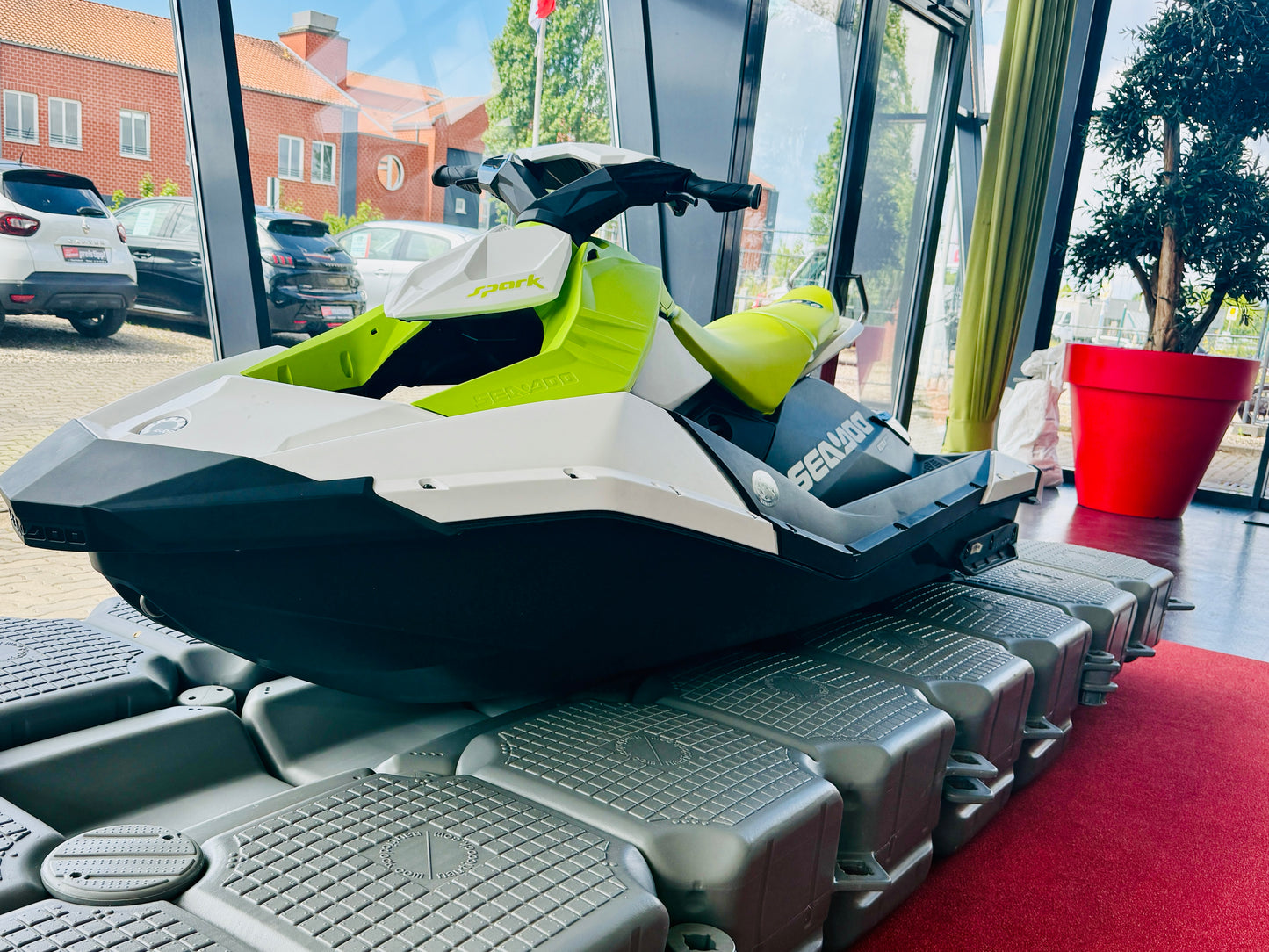 Ponton für Jetski Rampe Jet Port Plattform 1,5m x 4,0m