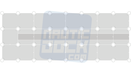 Ponton für Jetski Rampe Jet Port Plattform 1,5m x 4,0m