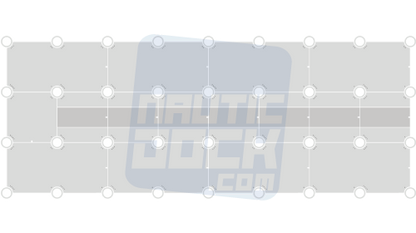 Ponton für Jetski Rampe Jet Port Plattform 1,5m x 4,0m