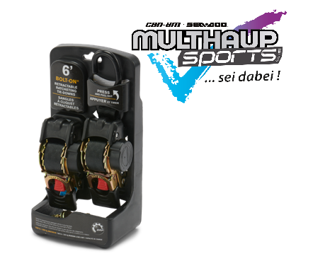 Can-Am Spanngurte zum Anschrauben, einziehbar, Ratschenverschluss 295101072