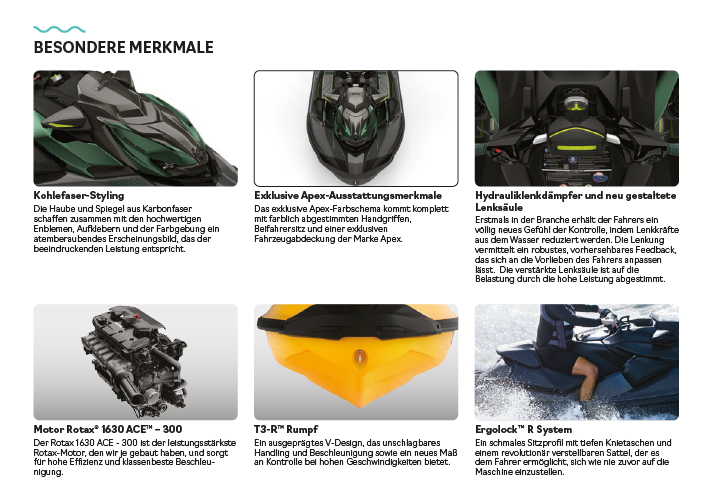 Sea-Doo 300 PS RXP-X Carbon Apex Audio MY23 mit 4Bh