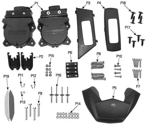 Sea-Doo Speed Tie Schnellfestmachsystem 2010-2017       295100680