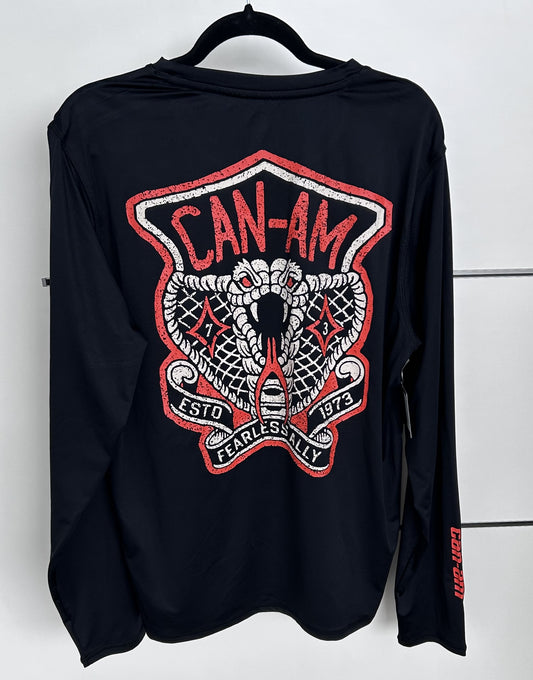 Can-Am Langarmshirt mit UV-Schutz-Schwarz 2881610990,-1290,-1490,-0690